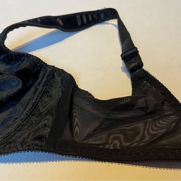 Bali Bra Black Size 34D Mesh Sides no Padding, Underwire. - Picture 5 of 8